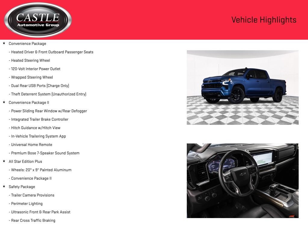 Certified 2024 Chevrolet Silverado 1500 RST w/ RST All Star Premium Package AWD/4WD image 12