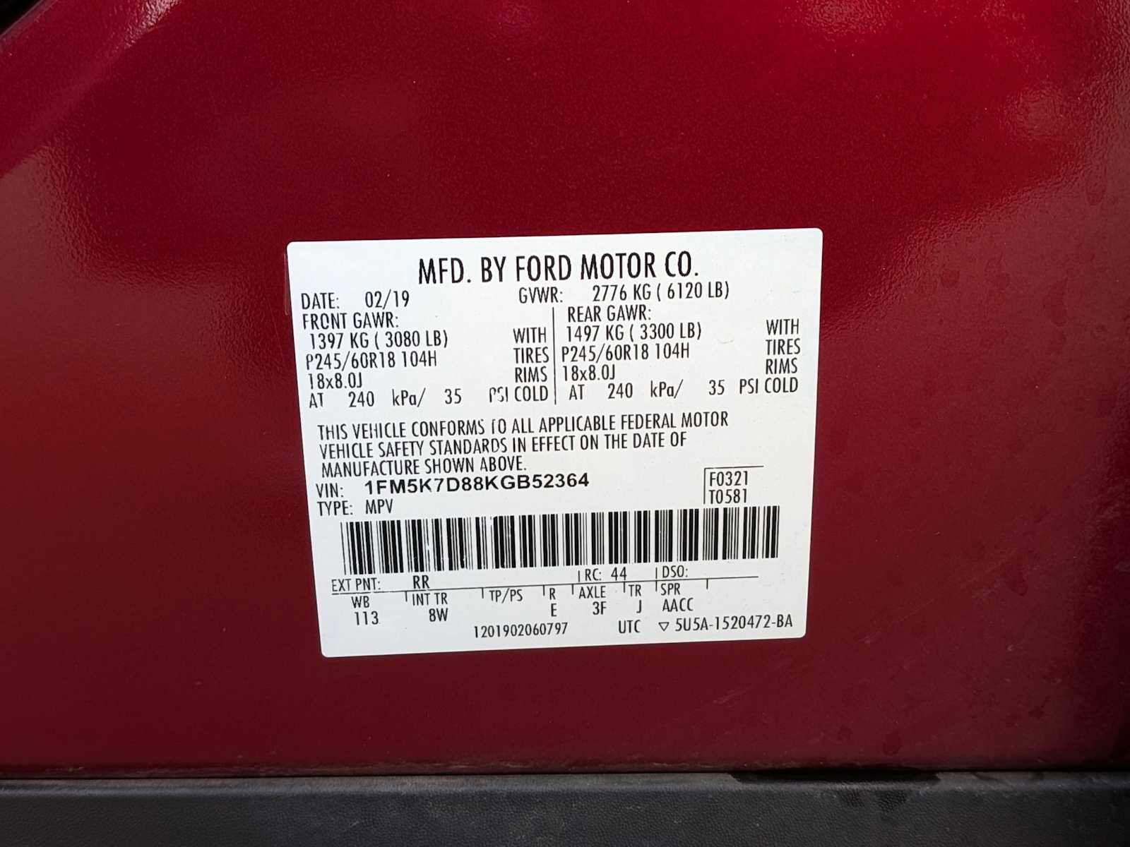 Used 2019 Ford Explorer XLT image 34