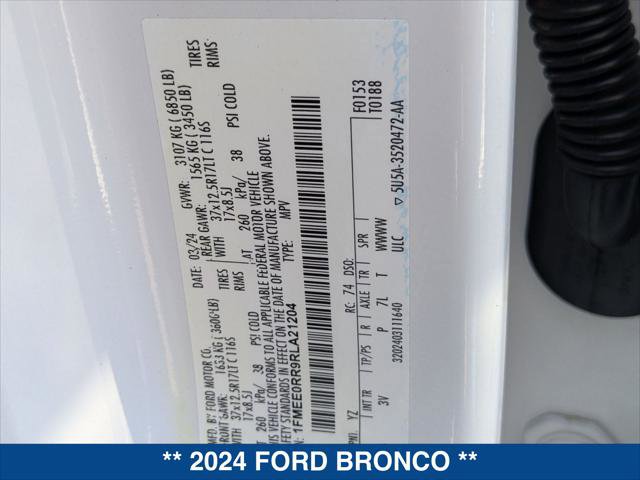Used 2024 Ford Bronco Raptor w/ Interior Carbon Fiber Pack 6 AWD/4WD image 23
