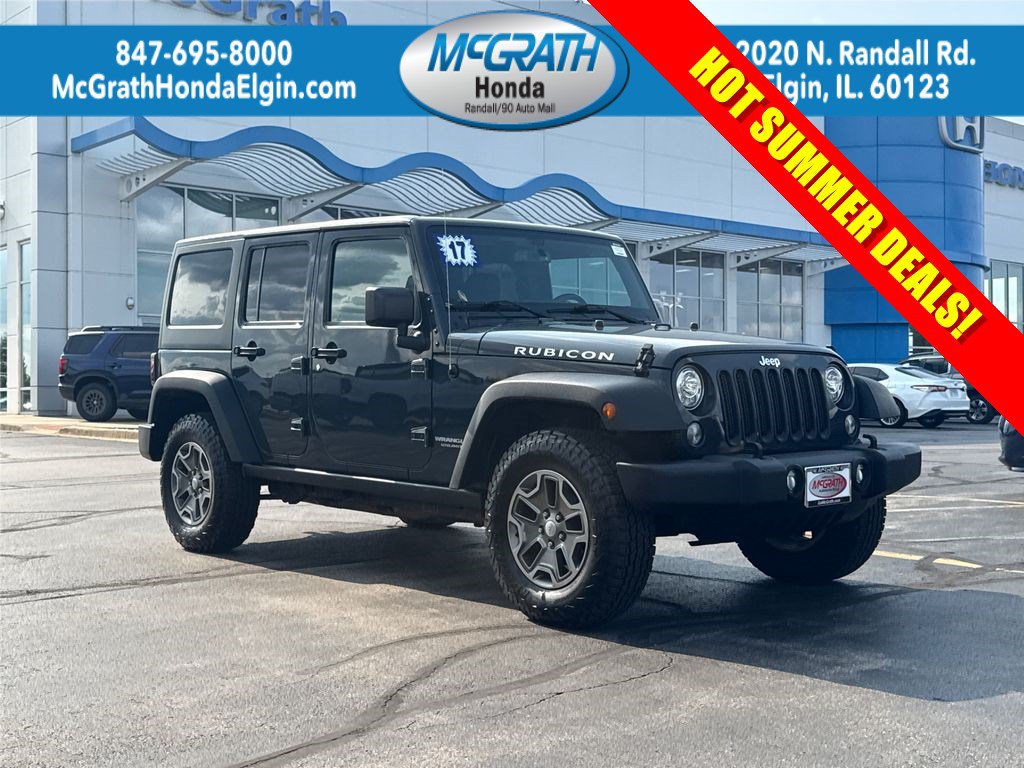 Used 2017 Jeep Wrangler Unlimited Rubicon w/ Connectivity Group AWD/4WD image 1