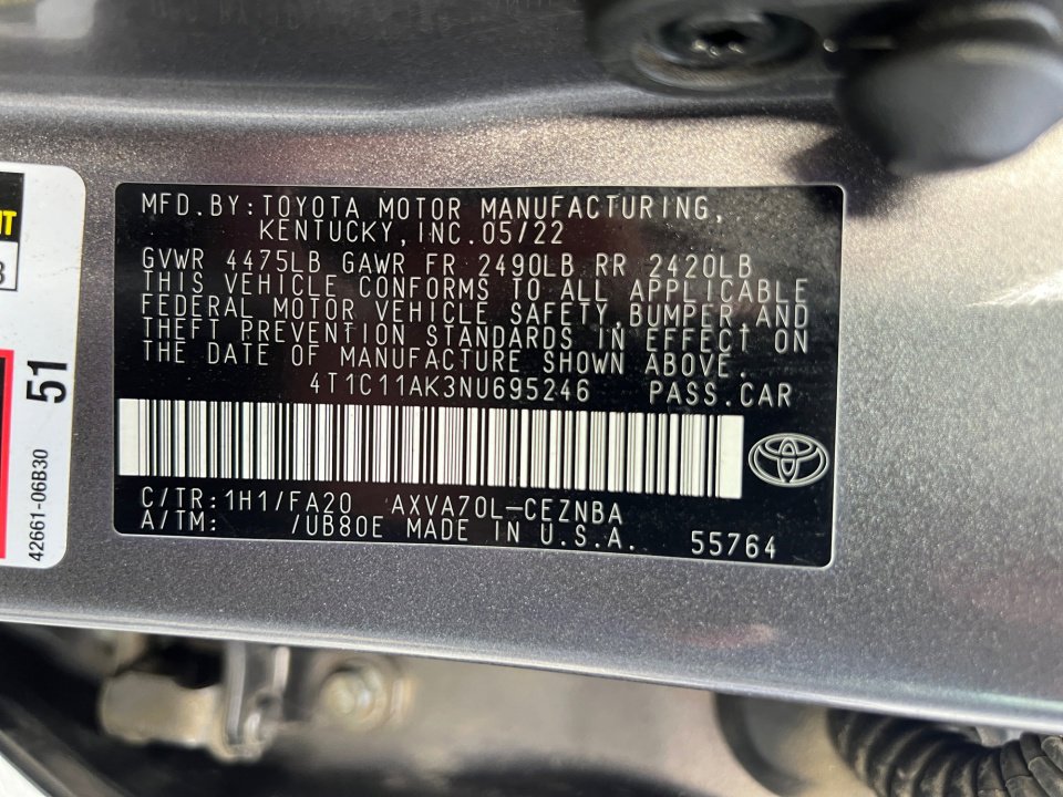 Used 2022 Toyota Camry LE image 38
