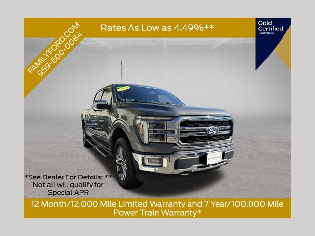 Certified 2024 Ford F150 Lariat w/ Bed Utility Package AWD/4WD 360° Tour