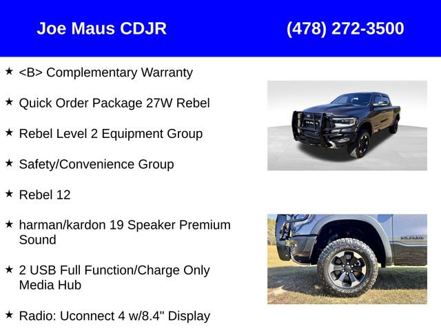 Certified 2020 RAM 1500 Rebel w/ Rebel Level 2 Equipment Group image 14