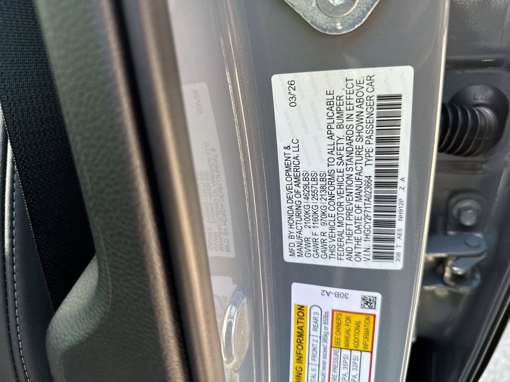 New 2026 Honda Accord Sport image 27