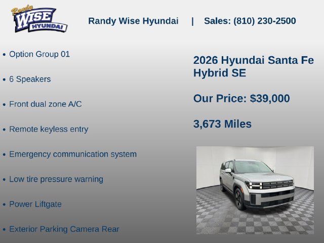 New 2026 Hyundai Santa Fe SE AWD/4WD image 5