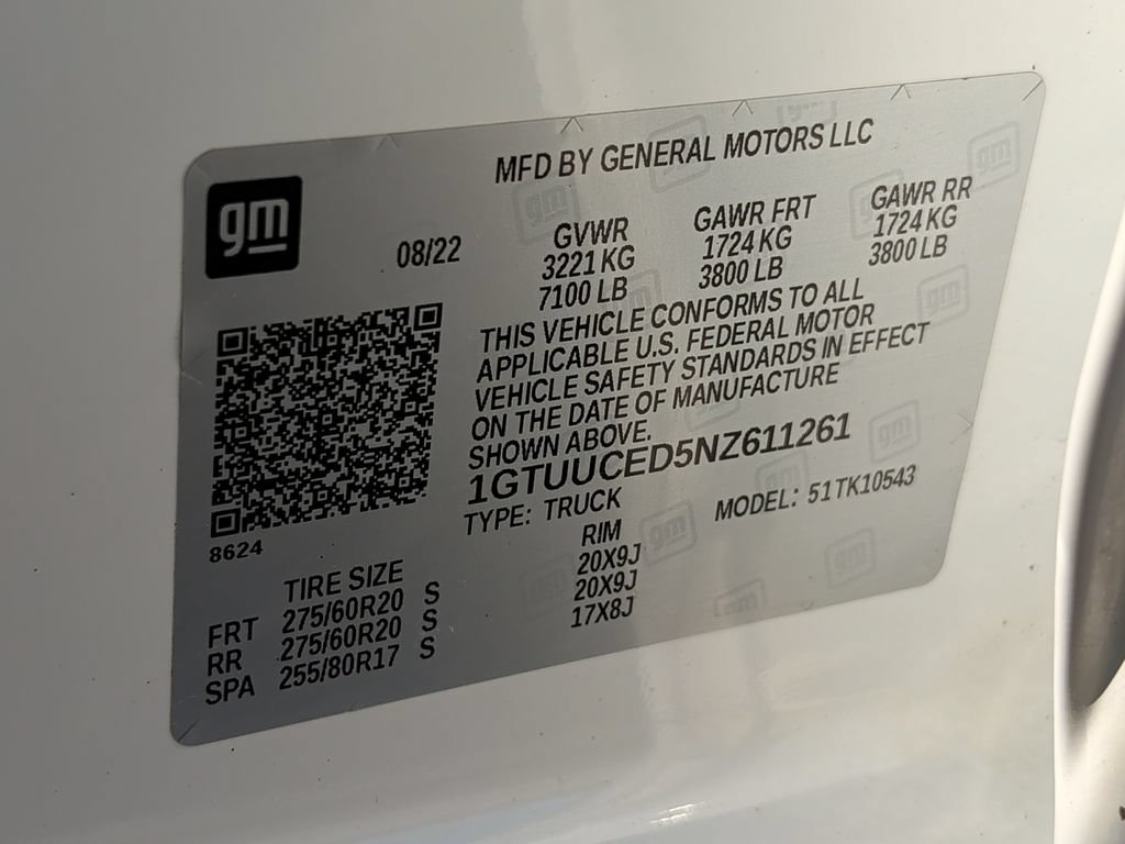 Used 2022 GMC Sierra 1500 Elevation AWD/4WD image 40