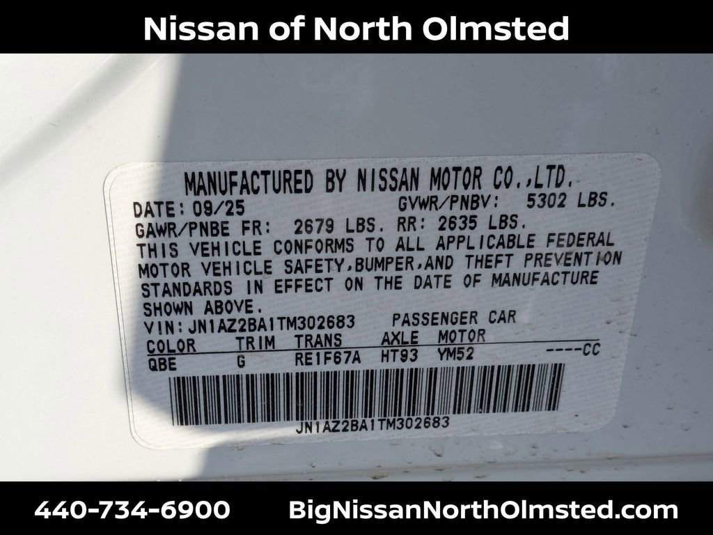New 2026 Nissan Leaf w/ Floor Mat Package (S+) image 20