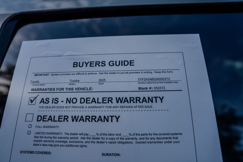 Used 2025 Toyota Tundra Limited image 61