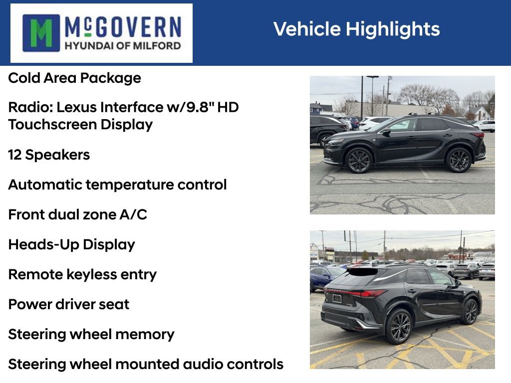 Used 2023 Lexus RX 350 F Sport image 4
