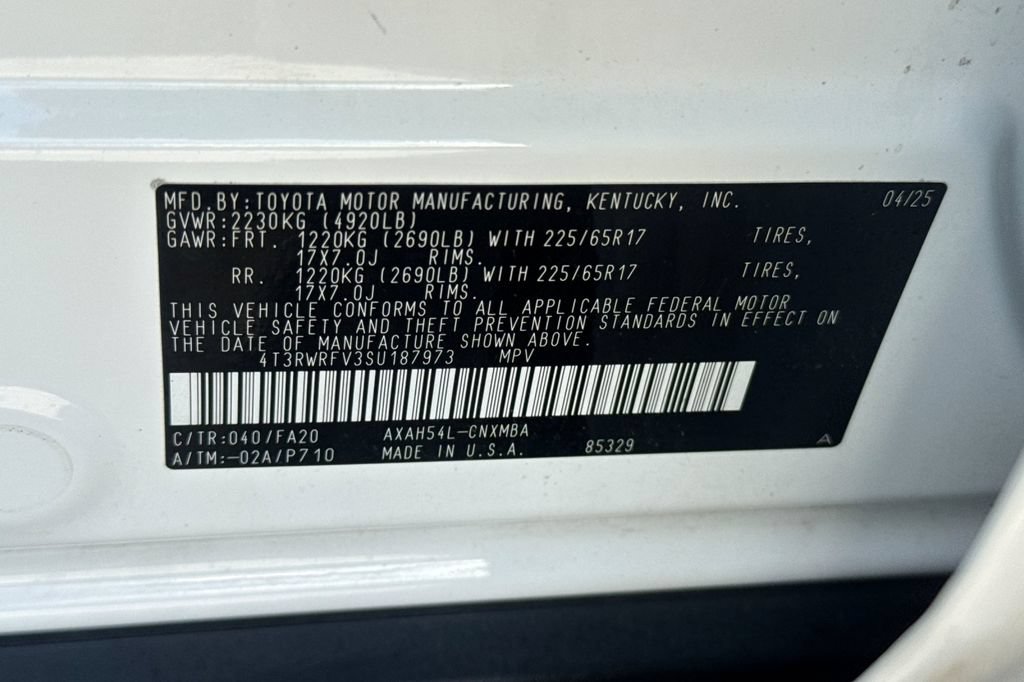 Certified 2025 Toyota RAV4 XLE AWD/4WD image 29