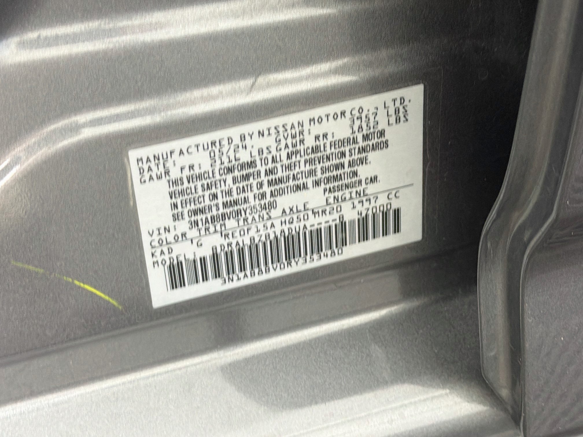 Used 2024 Nissan Sentra S FWD image 12