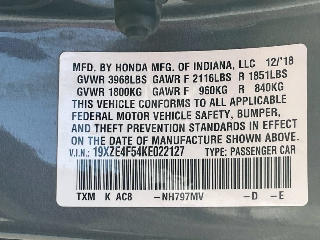 Used 2019 Honda Insight EX image 29