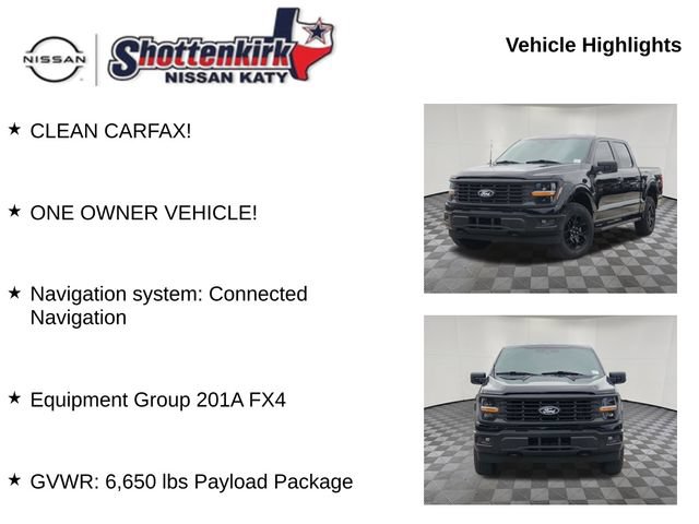 Used 2024 Ford F150 STX w/ Equipment Group 201A FX4 AWD/4WD image 6