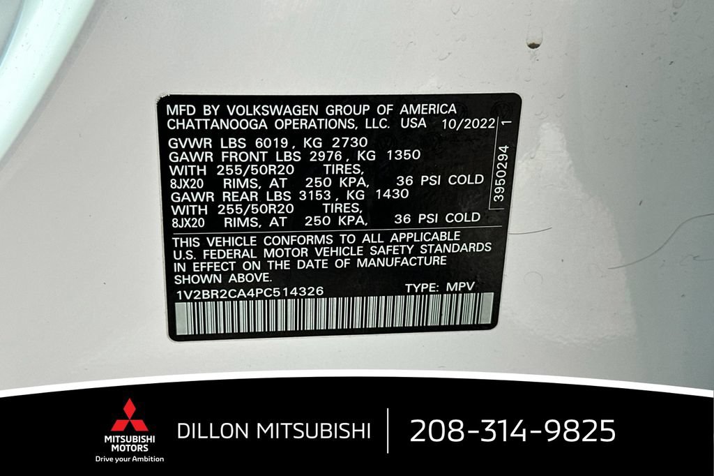 Used 2023 Volkswagen Atlas SEL AWD/4WD image 30