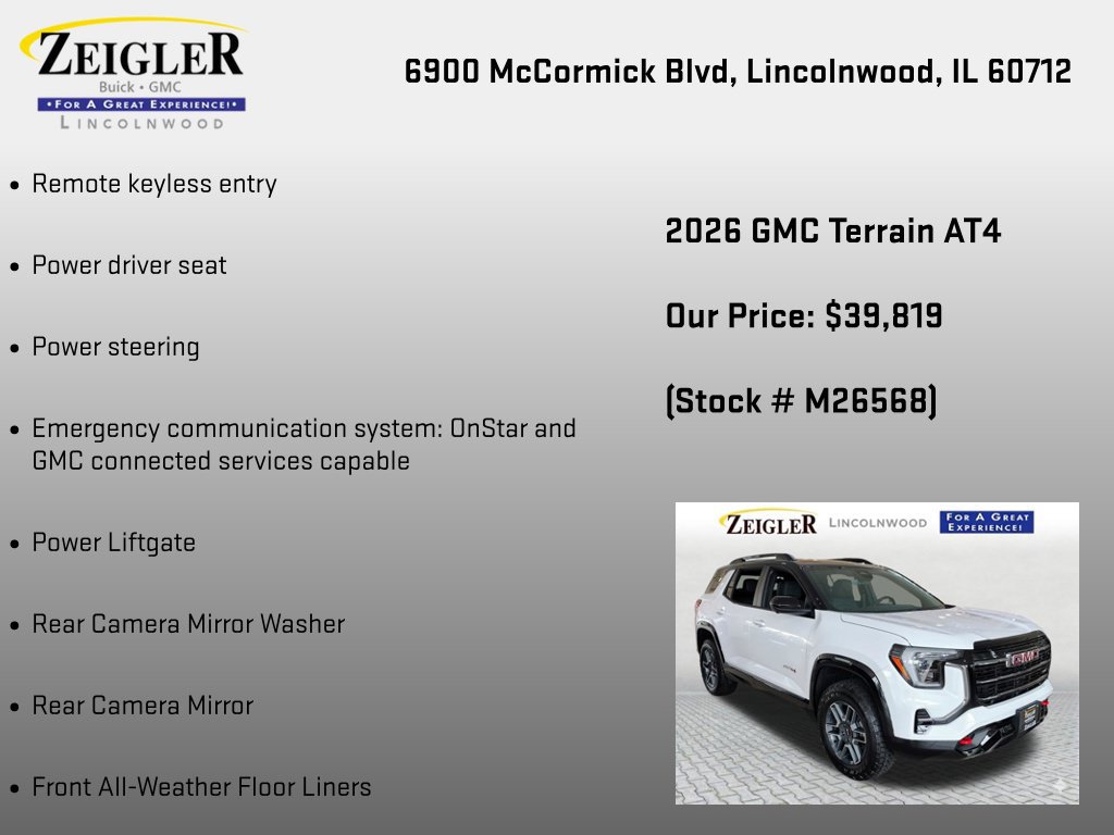 New 2026 GMC Terrain AT4 w/ Technology Package II AWD/4WD image 18