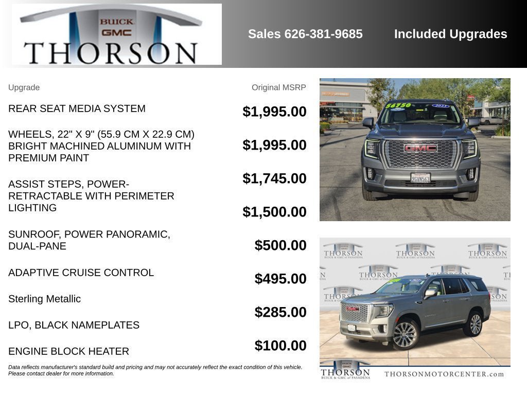 Used 2023 GMC Yukon Denali AWD/4WD image 7