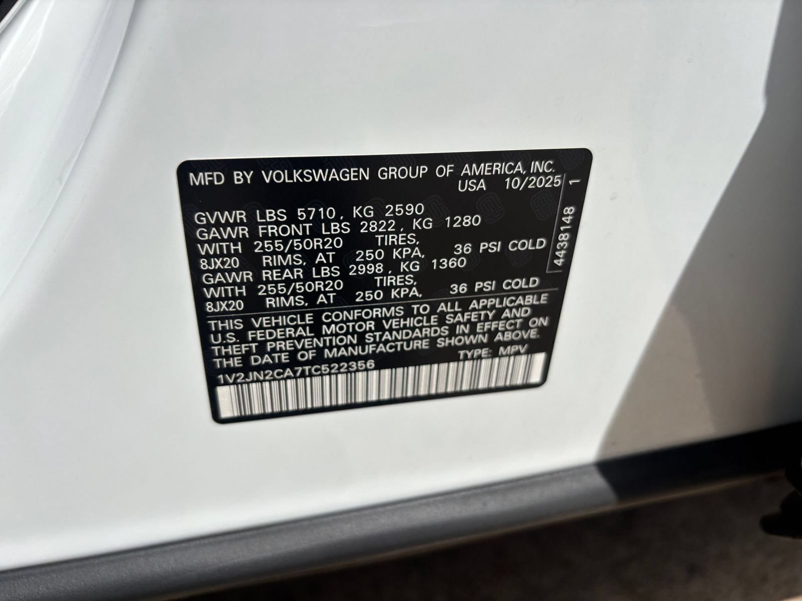 Used 2026 Volkswagen Atlas SE FWD image 28