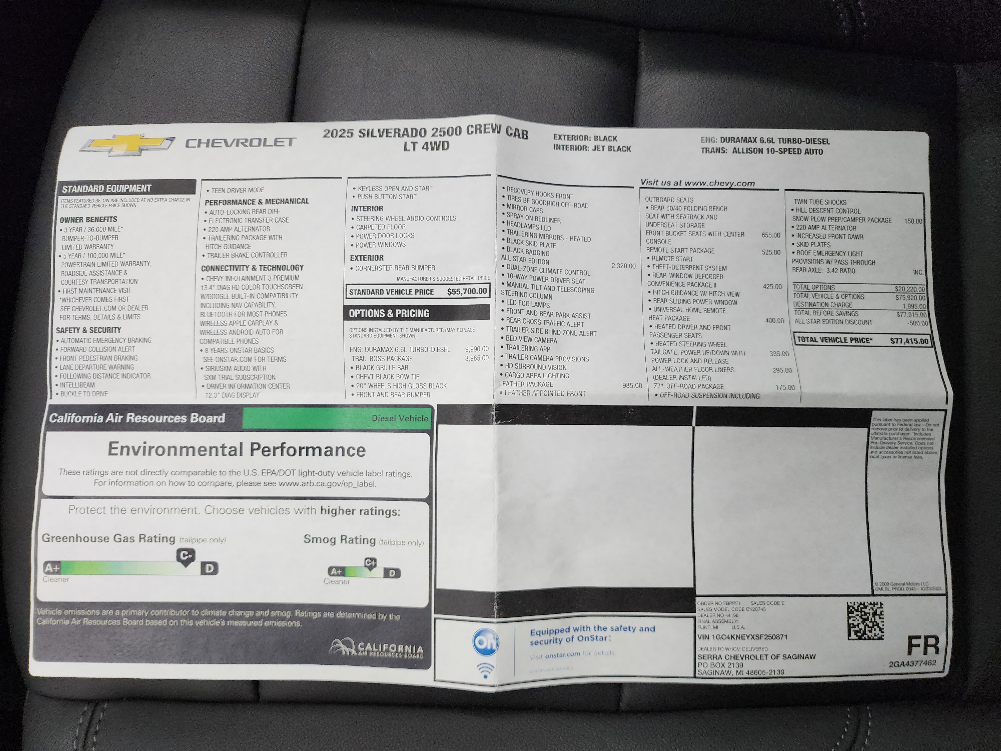 Used 2025 Chevrolet Silverado 2500 LT w/ Trail Boss Package AWD/4WD image 50
