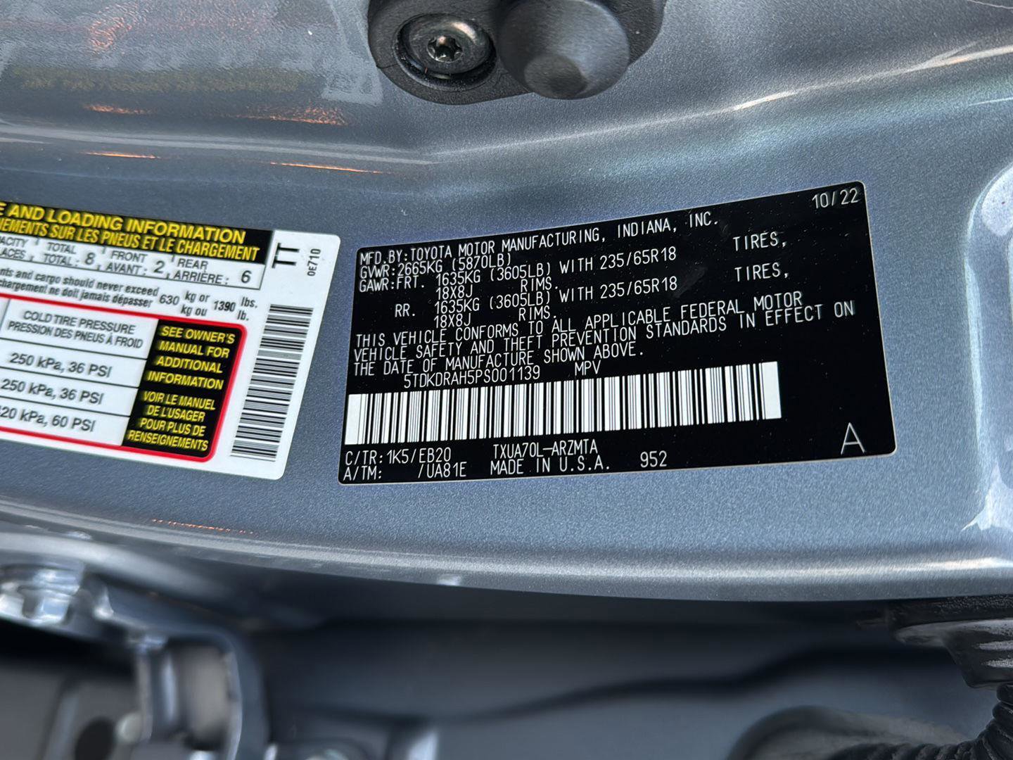 Used 2023 Toyota Highlander XLE FWD image 37