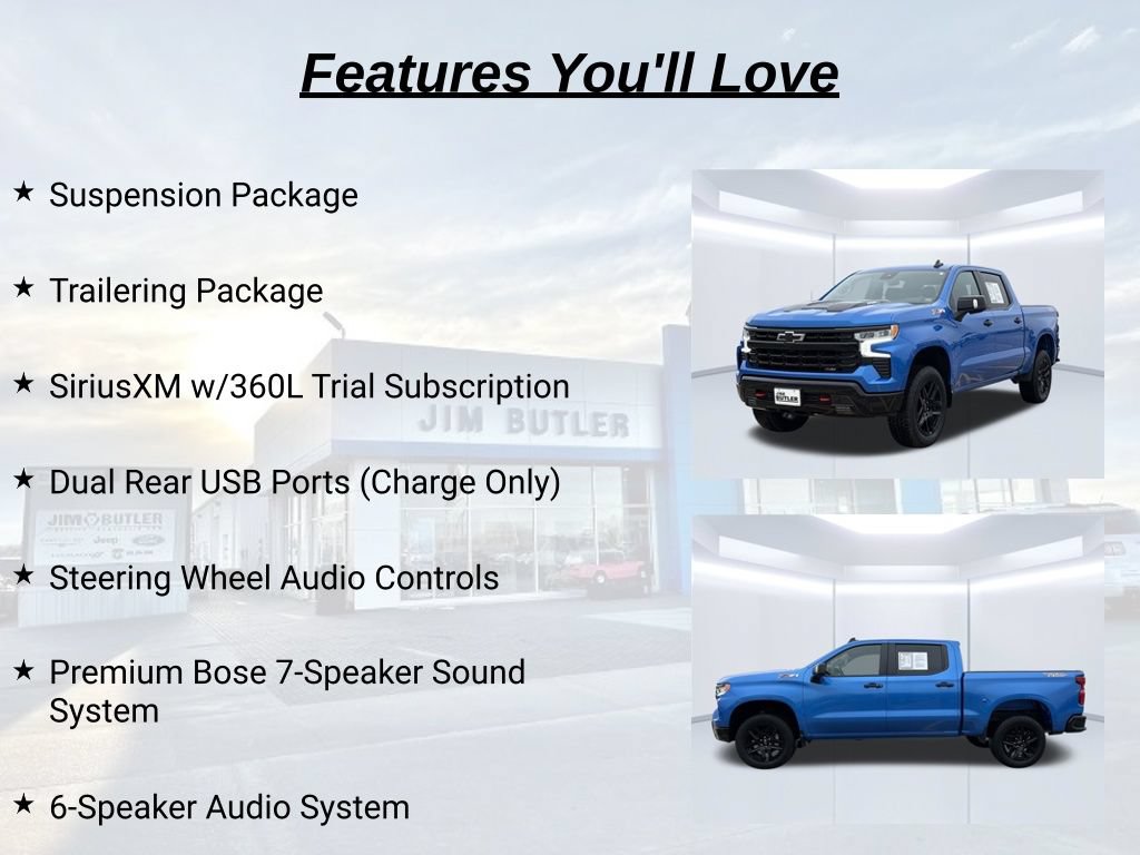 Used 2025 Chevrolet Silverado 1500 LT Trail Boss w/ Convenience Package II AWD/4WD image 35