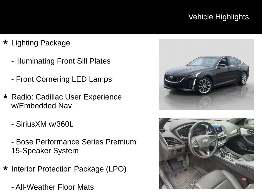 Used 2021 Cadillac CT5 Premium Luxury AWD/4WD image 16