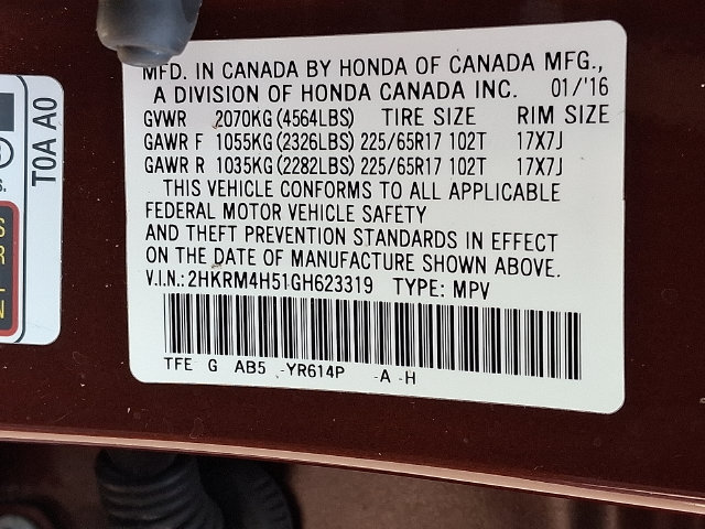 Used 2016 Honda CR-V EX image 27
