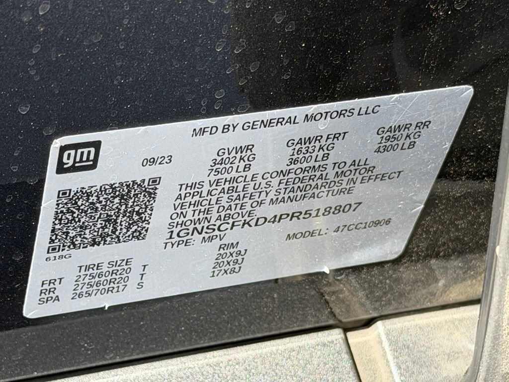 Used 2023 Chevrolet Suburban Premier RWD image 29