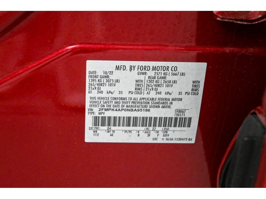 Used 2022 Ford Edge ST w/ Equipment Group 401A AWD/4WD image 49