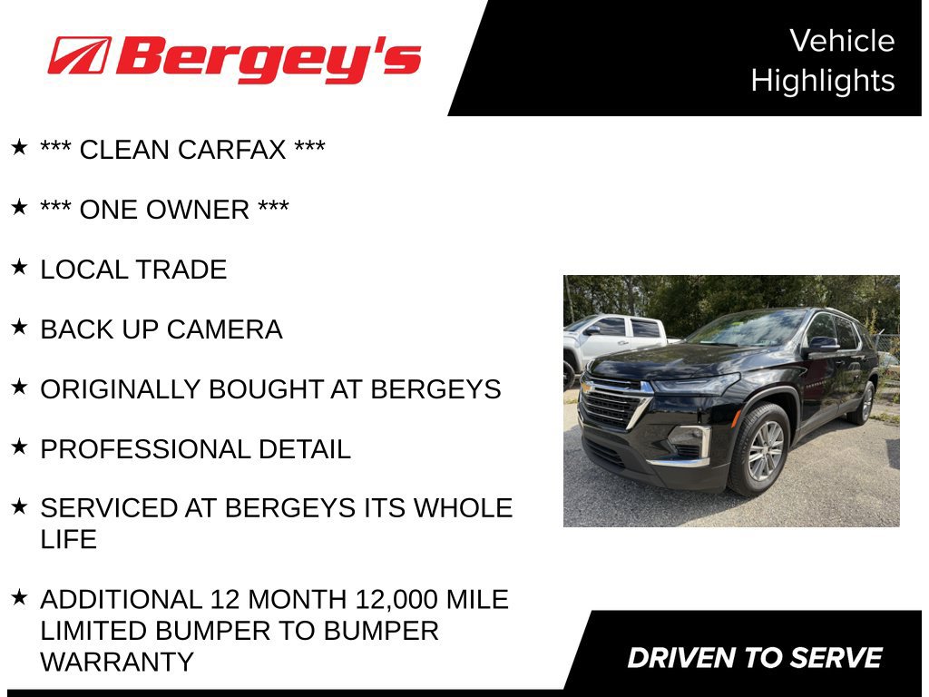 Used 2023 Chevrolet Traverse LT w/ LPO, Cargo Package FWD image 4