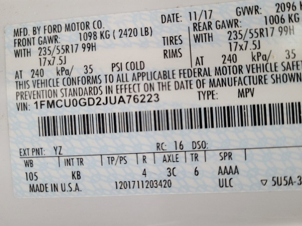 Used 2018 Ford Escape SE image 33