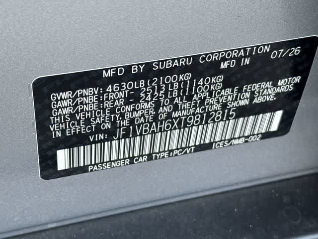 New 2026 Subaru WRX Premium AWD/4WD image 31