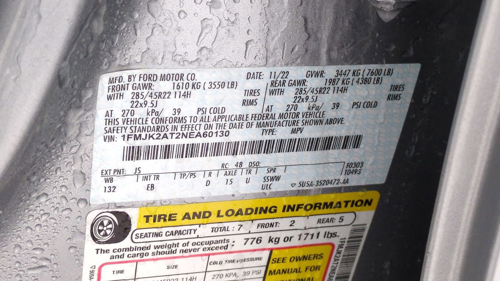 Used 2022 Ford Expedition Max Limited image 40