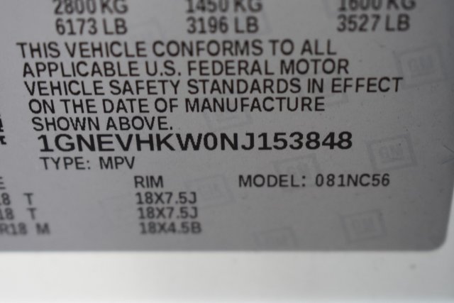 Certified 2022 Chevrolet Traverse LT AWD/4WD image 15