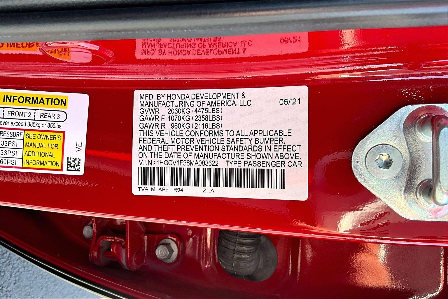Used 2021 Honda Accord Sport image 31