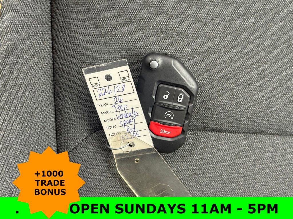 New 2026 Jeep Wrangler Sport S image 26