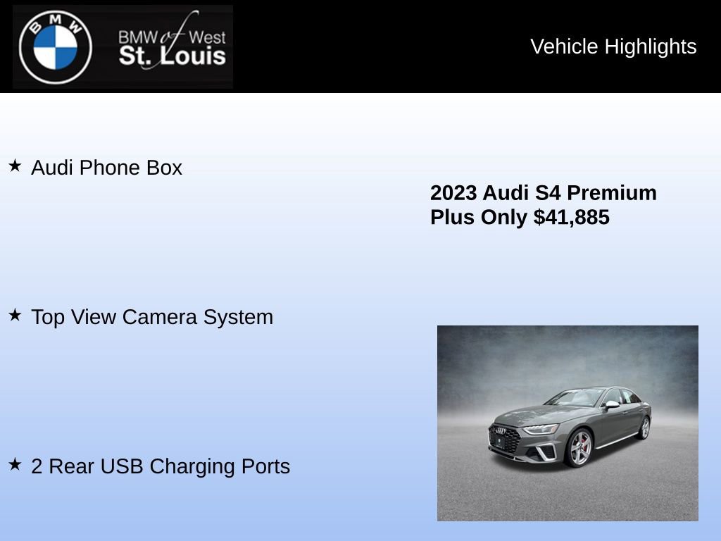Used 2023 Audi S4 Premium Plus w/ Premium Plus Package image 31