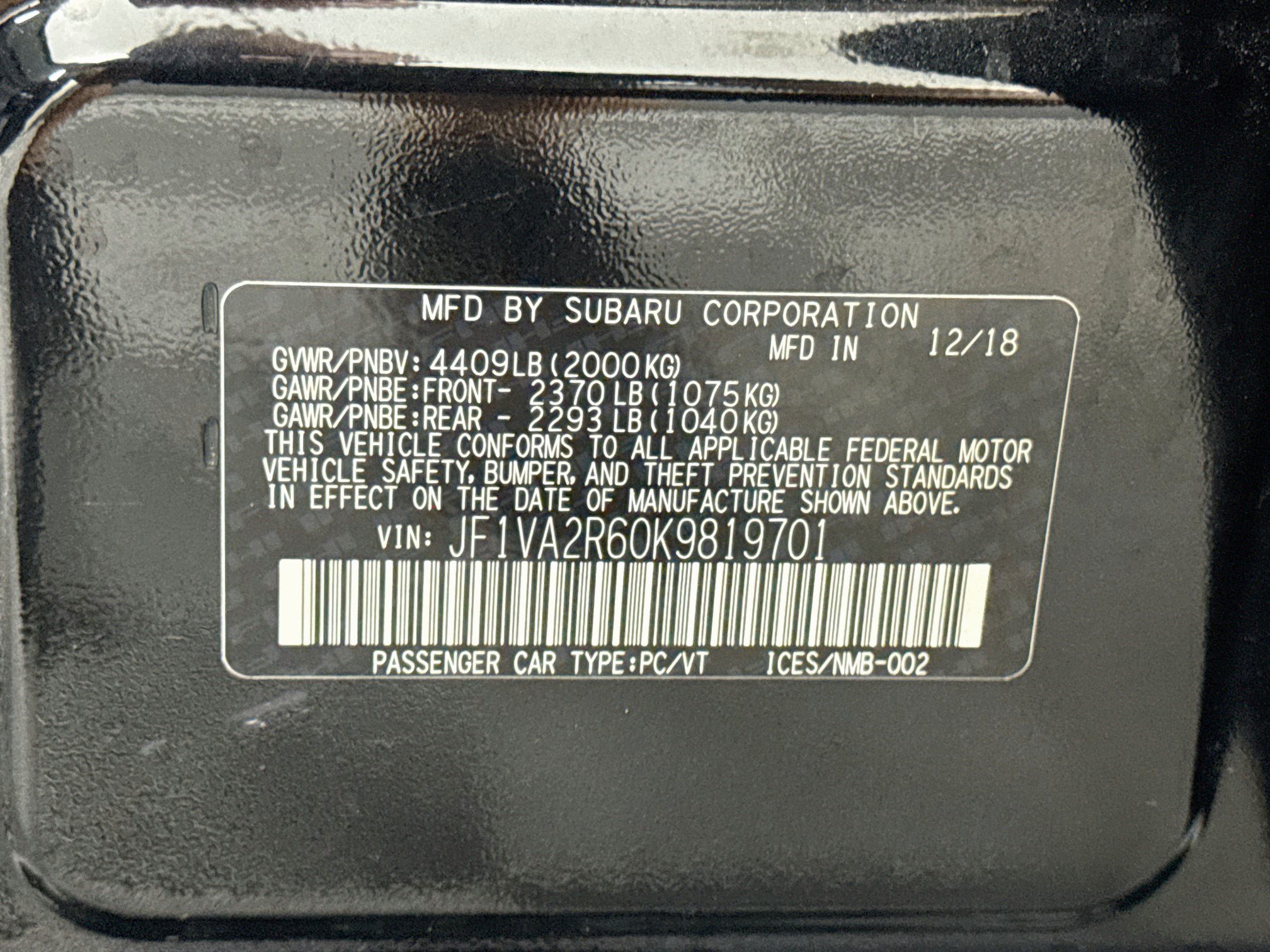 Used 2019 Subaru WRX STI AWD/4WD image 39