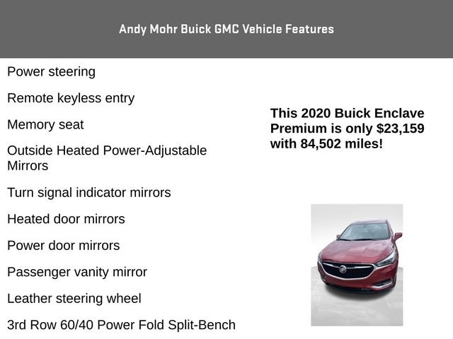 Used 2020 Buick Enclave Premium w/ LPO, Floor Liner Package AWD/4WD image 16