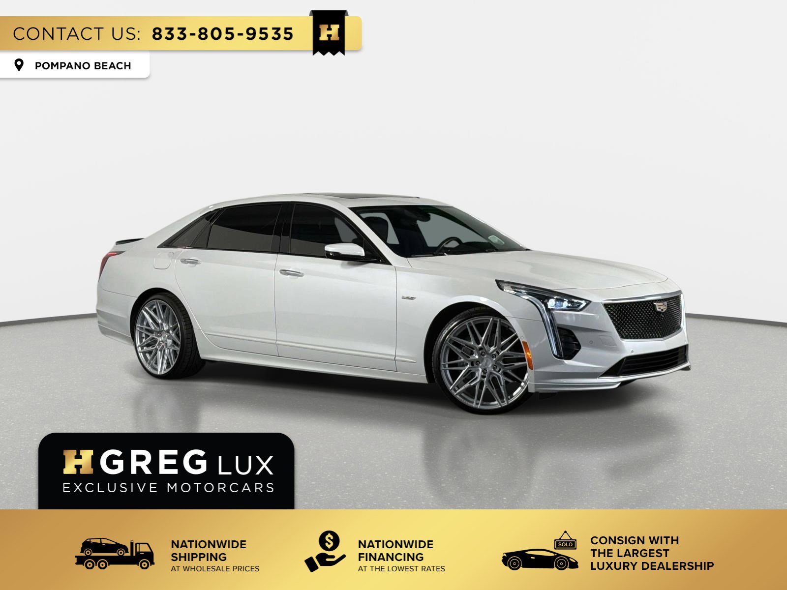 Used 2019 Cadillac CT6 V w/ Driver Assist Package AWD/4WD image 1