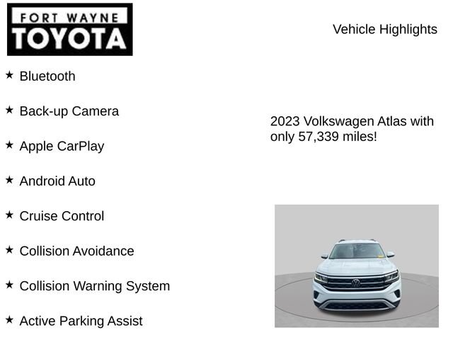 Used 2023 Volkswagen Atlas SE w/ Black Wheel Package FWD image 8