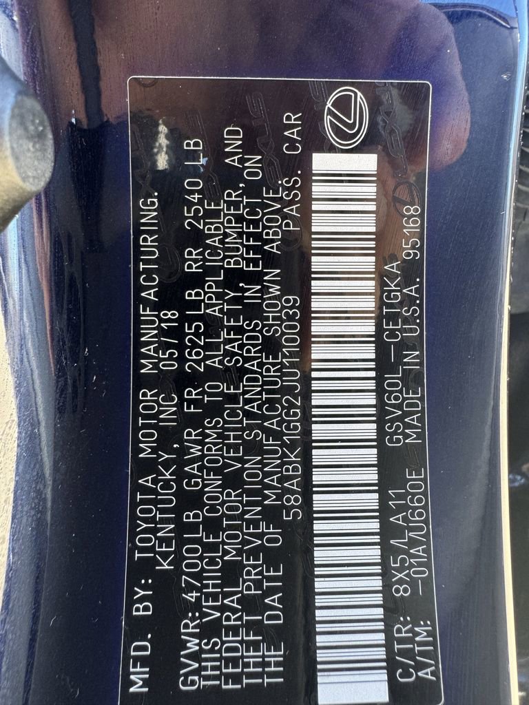 Used 2018 Lexus ES 350 w/ Premier Package image 32