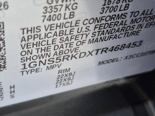 New 2026 Chevrolet Tahoe RST w/ Comfort Package RWD image 17