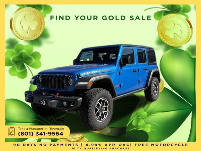 New 2025 Jeep Wrangler Unlimited Rubicon w/ Steel Bumper Group