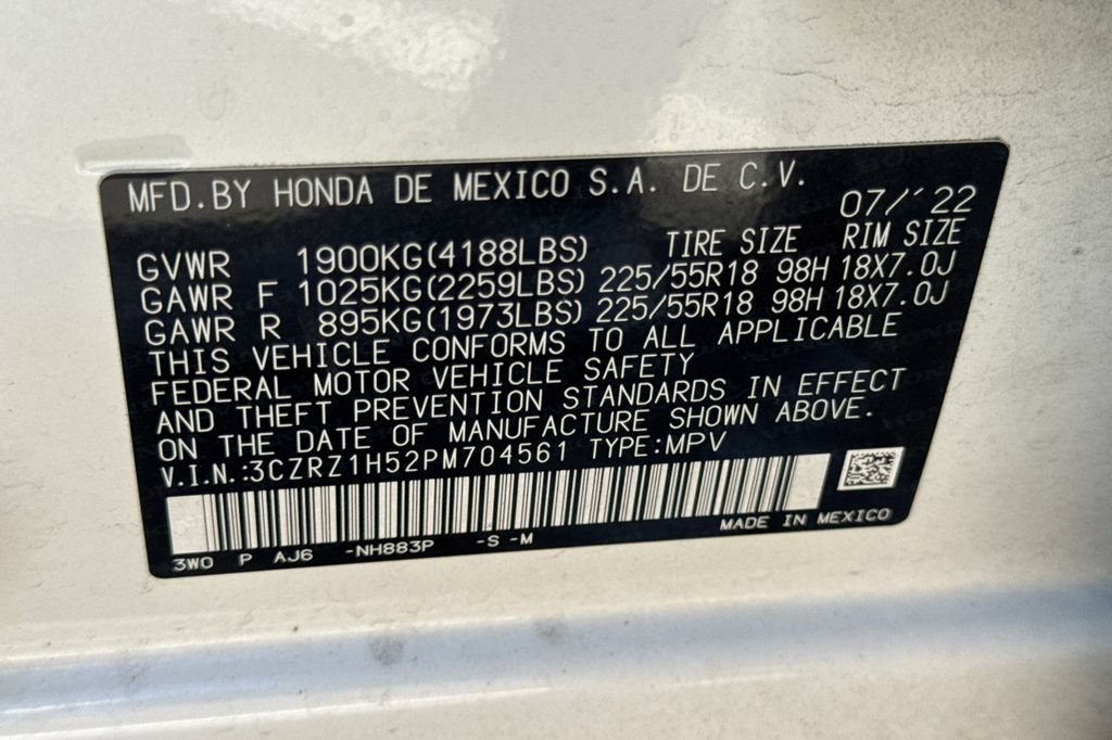 Certified 2023 Honda HR-V Sport image 28
