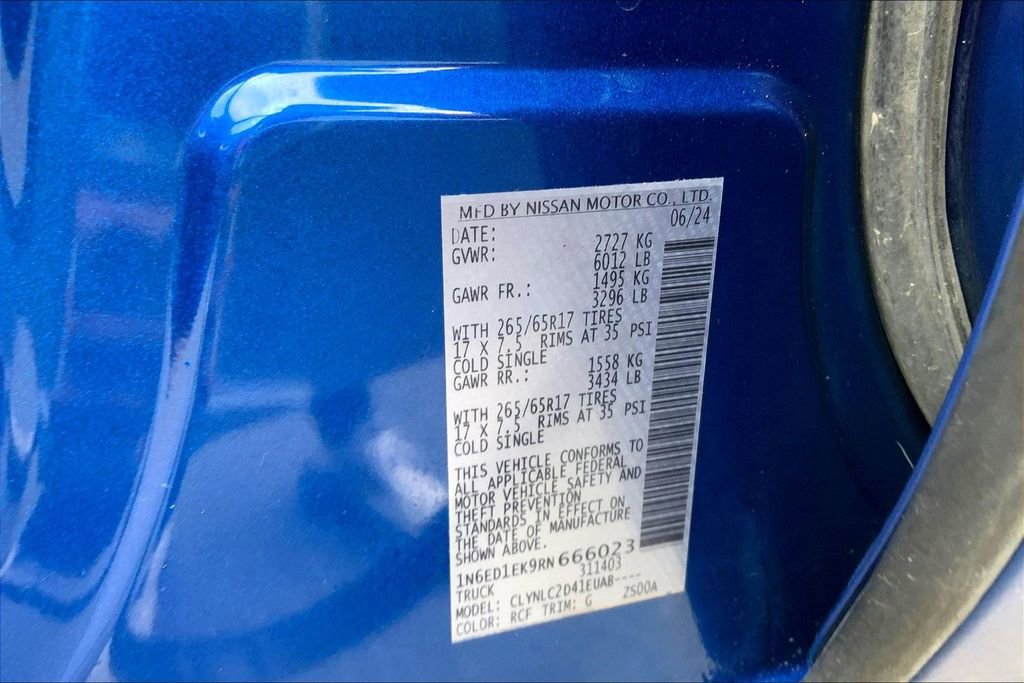 Used 2024 Nissan Frontier SV w/ SV Convenience Package image 14