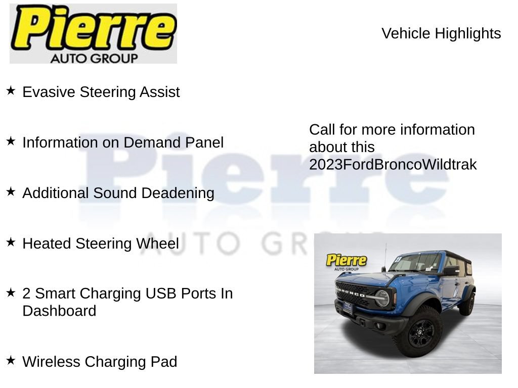 Used 2023 Ford Bronco Wildtrak AWD/4WD image 22
