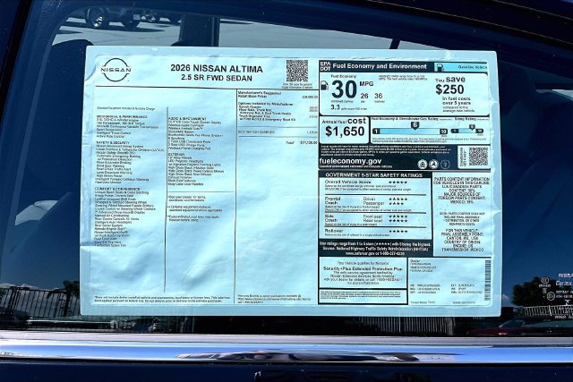 New 2026 Nissan Altima 2.5 SR FWD image 14