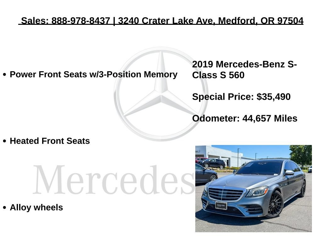 Used 2019 Mercedes-Benz S 560 Sedan image 12