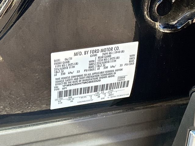 Used 2021 Ford Explorer XLT image 32