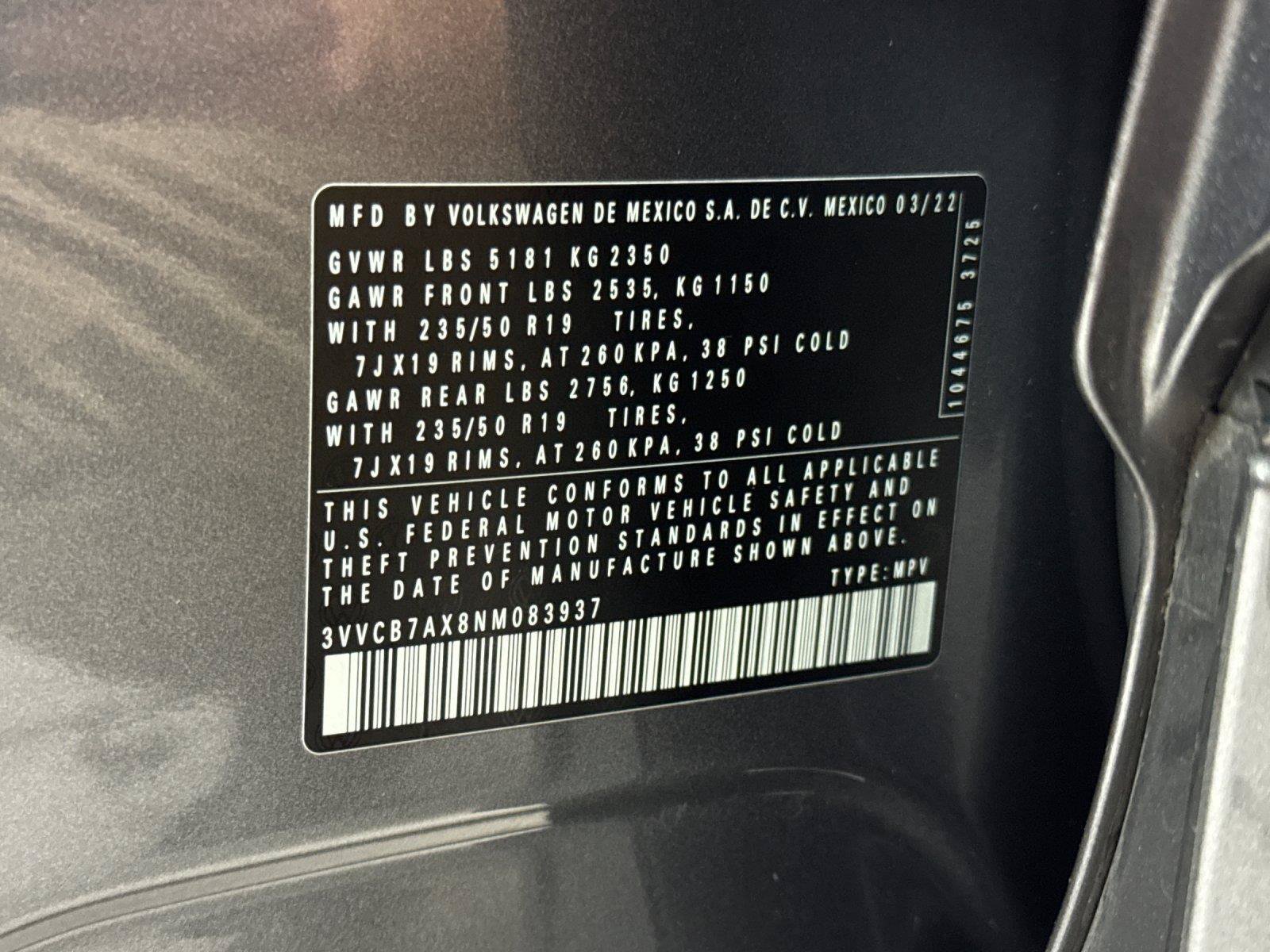 Used 2022 Volkswagen Tiguan SE R-Line FWD image 28